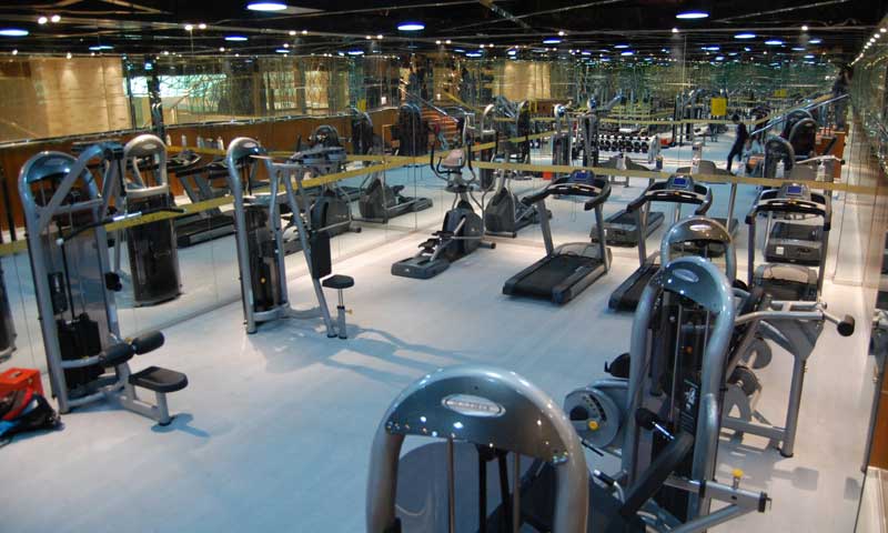 北京裕龍大酒店健身房地板 北京裕龍大酒店健身房地板