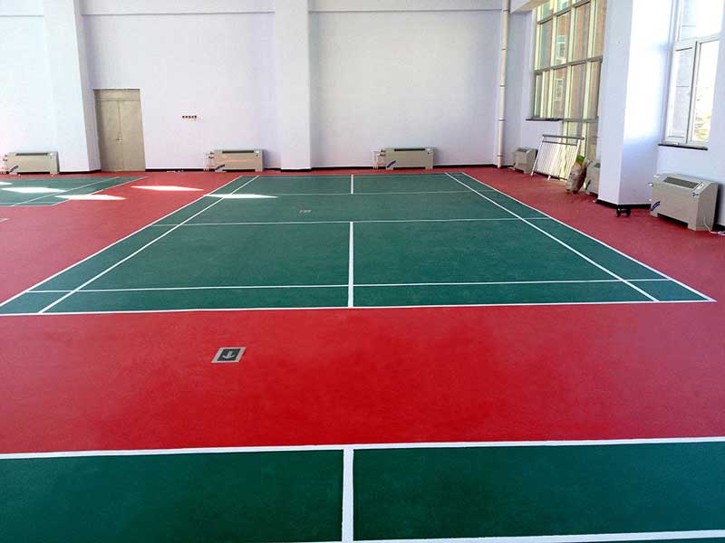 籃球運動地板圖片 什么樣pvc地板適合用在籃球館