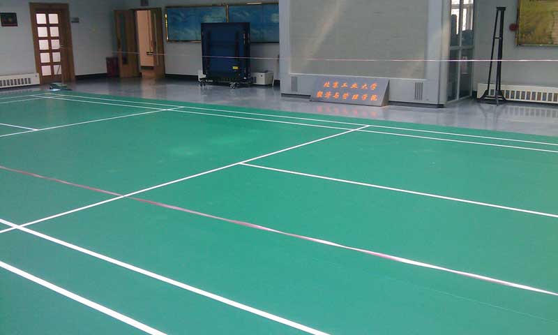羽毛球館地板pvc運動地板圖片 運動地板生產廠家 羽毛球館地板是什么材料好