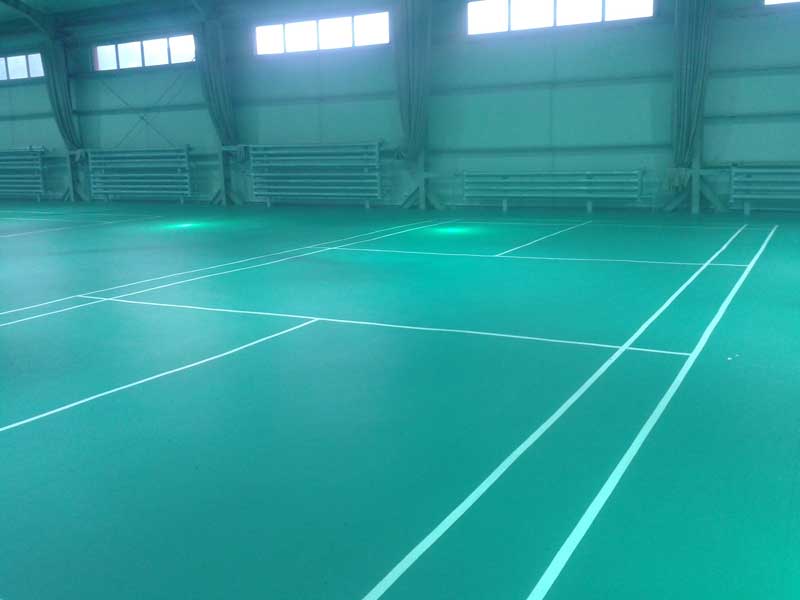 內蒙古呼倫貝爾市紅花爾基金鎮(zhèn)水電公司羽毛球地膠