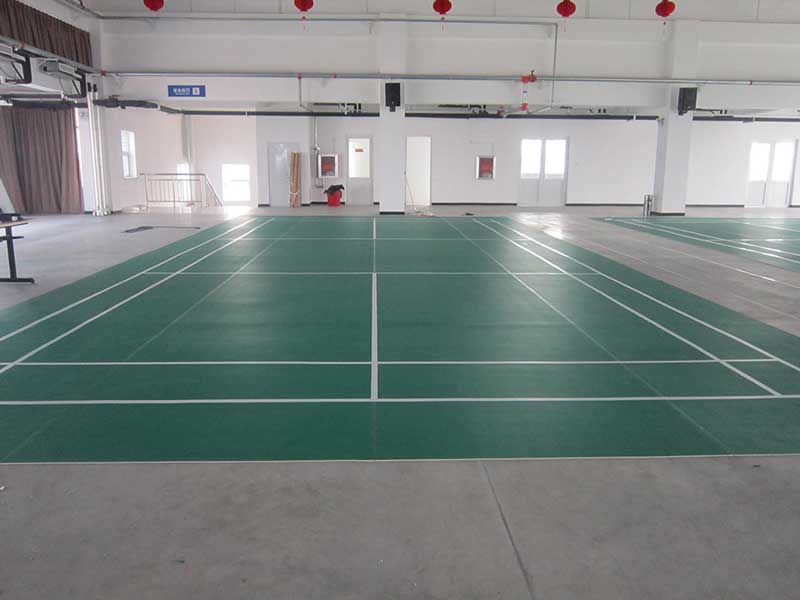 羽毛球塑膠地板圖片 羽毛球塑膠地板有哪些特點?